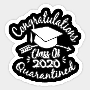 class of 2020 congratulations Sticker